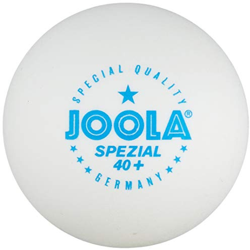 JOOLA 44111 Unisex – Erwachsene Spezial 40+ Tischtennisbälle, weiß, One-Size
