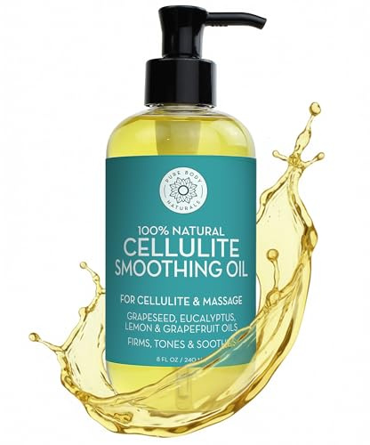 Cellulite Massage Oil for Legs & Thighs, 8 fl oz