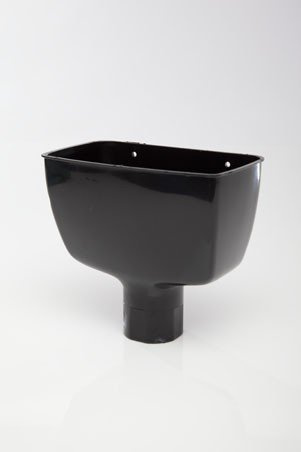 POLYPIPE RR130 Black Standard Hopper Head for 68mm downpipe System