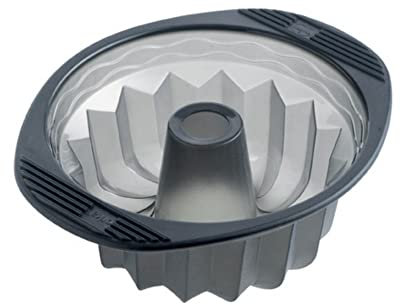 Mastrad - Moule Kouglof - 100% Silicone Premium - Anti-Adhésif - Maintien Parfait - Gris Fumé F41414