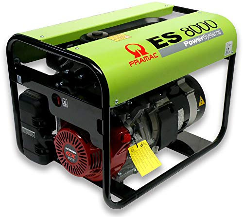 Grupo electrógeno ES8000 gasolina 6,4 kW monofásico Pramac