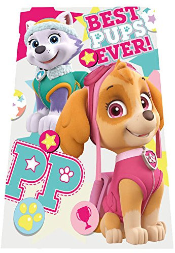 Kids Paw Patrol Manta Polar, Poliéster, Rosa, 150x100x2 cm