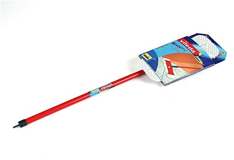 Theo Klein 6723 Vileda Wischer I Kinder-Flachwischer mit abnehmbarem Wischaufsatz I Vierseitig schwenkbar I Maße: 2 cm x 10 cm x 50 cm I Spielzeug für Kinder ab 3 Jahren