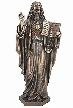 USI Statue Heiliges Herz Jesus, 16,5 cm