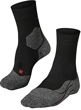 FALKE Herren Laufsocken RU3 Comfort M So Lyocell Funktionsmaterial antiblasen 1 Paar, Schwarz Black-Mix 3010, 44-45