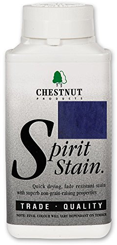 CHESTNUT PRODUCTS SSROY500 Wood Spirit Stain Royal Blue, 500ml