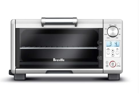 Breville BOV450XL Mini Smart Countertop Oven and Toaster Oven, Small, Brushed Stainless Steel