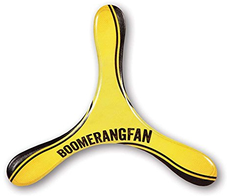 BoomerangFan - Boomerang, FANHELG, Multicolore, 22 cm