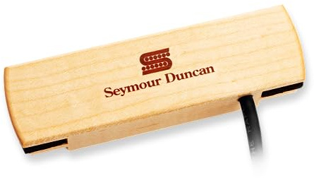 Seymour Duncan SA-3HC Woody HC Acoustic Soundhole Pickup - Magnetic Hum-Canceling Pickup for Standard Steel String Acoustic Guitars - Maple