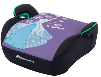 Bebeconfort Disney Gaia i-Safe, Rehausseur Voiture Enfant, 6-12 Ans, 128-150 cm, 22-36 kg, Siège Auto Frozen, Léger, Installation Facile De La Ceinture, Rembourré, Tissu Soft-touch, Fun Frozen