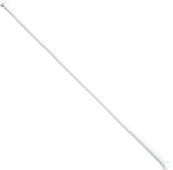 Extra Dick Alu Duschvorhangstange Weiß 140-250 cm Weiß Teleskopstange Klemmstange Wannen Stange