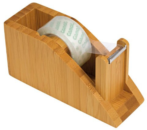 WEDO 61907, Klebefilm-Abroller aus Bambusholz