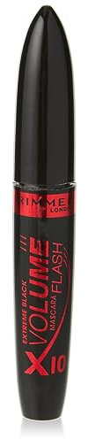 Rimmel Volume Flash X 10, Mascara rinforzante, colore: Nero