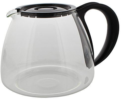Codiac 340121 Verseuse de Remplacement pour Rowenta Brunch et Café Milano CG 300/304/305/309 Verre Noir