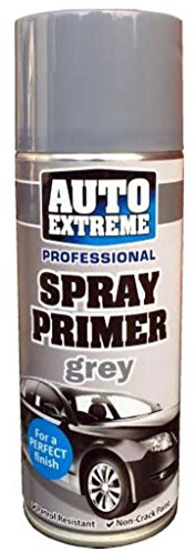 AUTO EXTREME Grey Primer 1923 Spray Paint Aerosol 400ml (4 Pack)