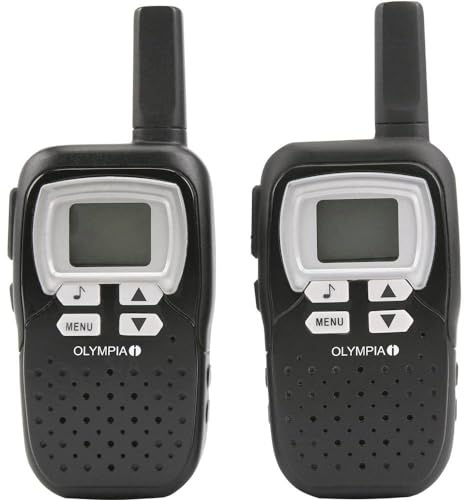 Olympia PMR 1208 Walkie Talkie Spechfunkgerät schwarz Handfunkgeräte bis zu 8 Km Reichweite