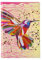 goldbuch 64273 Notizbuch Flower Kolibri, Notizheft im DIN A5 Format, Kladde mit 200 chamoisfarbene Blankoseiten, Kunstdruck mit Goldprägung und Relief, Rosa / Gelb