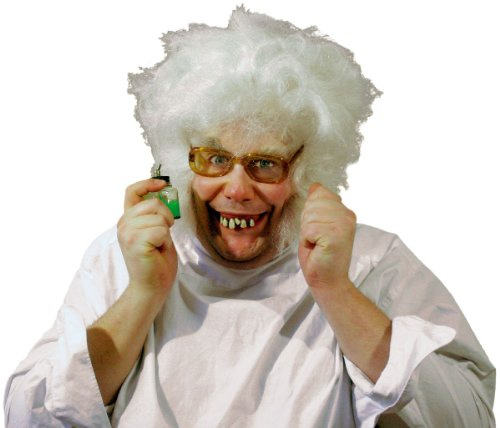 Maskworld - Wissenschaftler - Professor - Fun Zähne - Künstliches Gebiss - Verkleidung Accessoire für Karneval, Halloween & Motto-Party