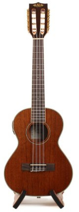 KALA Gloss Mahogany KA-8E Tenor Ukulele Gloss 8-string with EQ