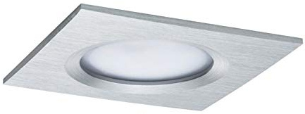 Paulmann 938.95 Einbauleuchte LED Coin Slim IP44 eckig 6,8W Alu 3er-Set dimmbar IP44