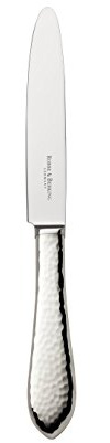 Robbe & Berking Couteau à menu Martelé (plaqué argent massif 150 g)