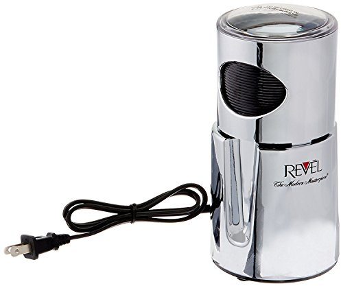 Revel CCM101CH 110-volt Wet and Dry Coffee/Spice Grinder, Chrome,MEDIUM