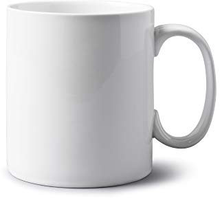 WM Bartleet & Sons - Traditional Extra Large Mug/Cup - Perfect for Tea, Coffee, Cocoa, Soup and Hot Chocolate - Made from Premium Porcelain - Classic Smooth Finish, Pack of 1