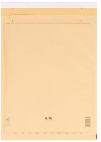 verpacking Luftpolstertaschen 370 x 480 mm Braun K10 [Größe und Stückzahl wählbar] selbstklebend geeignet für DIN A3+ C3 Versandtaschen mit Luftpolster 100 Stück