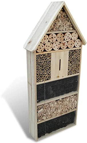 vidaXL XXL Insektenhotel Holz Bienen Insektenhaus Nistkasten Brutkasten 99 cm