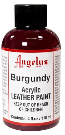Angelus Acryl Leder Farbe 118ml / 4oz (Burgunder / Burgundy)