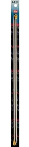 Prym Jackenstricknadeln ALU 40 cm 3,50 mm silberfarbig Agujas de Punto, Aluminio, Plata, 3.5 mm, 2