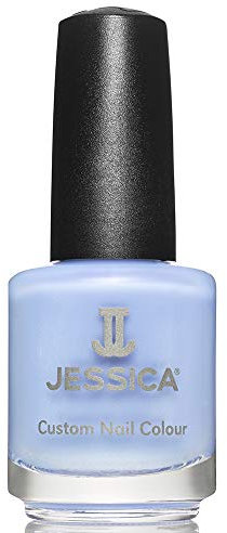 JESSICA Custom Colour Nail Polish | Award-Winning Polish | Strengthening Nail Polish, Long Lasting Nail Varnish | Chip-Resistant & Hard-Wearing for Salon-Quality Finish | True Blue | 14.8ml