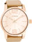 Oozoo Herrenuhr mit Lederband 48 MM Rosegoldfarben/Sand/Sand C8035