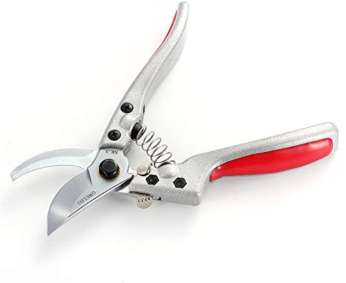 GWCLEO Forbici da Giardinaggio, Manuale Cesoie da Potatura con Lama Acciaio Inossidabile, Troncarami Utilizzate in Giardino e Fattoria, Perfetto per Piante, Bonsai, Fiori, Siepi e Collezione Frutta