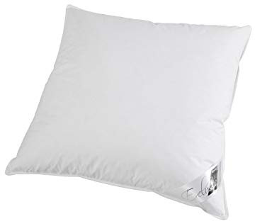 LINEA by böhmerwald - cosy - 3 Kammer-Kopfkissen weich, 80 x 80, Innen:100% Federn, Äußere Kammern:90% Daune/10% Feder, Allergiker geeignet, waschbar bis 60°C, in Deutschland produziert