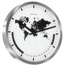Hermle Moderne Wanduhr mit Quartzwerk, batteriebetrieben Airport- 30504-002100