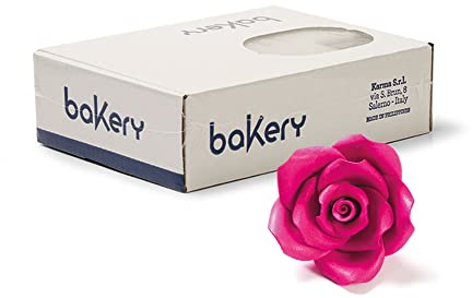 Decora 0500045 Confezione Maxi da 24 Rose Grandi Fucsia