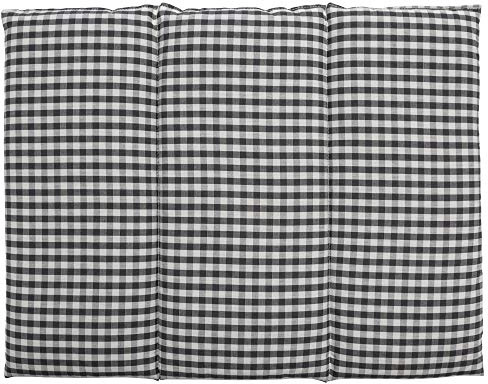 Coussin aux graines de colza - Taille 40x30-3 compartiments - Bleu et Blanc - Coton Bio - Coussin thermique - Coussin aux graines - Compresse froide -