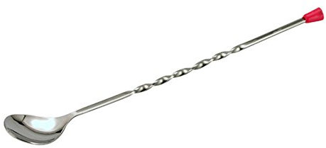 Set of 6 - Zodiac Stainless Steel Professional Cocktail Bar Twisted Mixing Spoons 26 CM / 10 - 5110K6PC