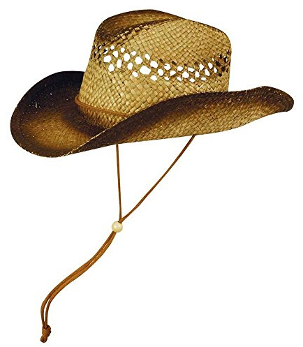 Verdemax Texanischer Hut aus 100% Naturstroh