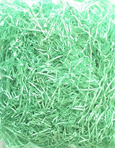 PAPIERWOLLE, Papiergras, Ostergras, Dekogras farbig Papier. 100g. Art.16720 GRÜN
