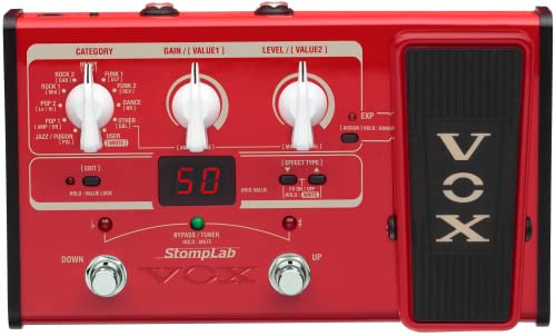 VOX SL2B 2B Amplifier Multi Effect FX Bass Stomp Lab Pedal, 145 x 125 x 57 mm