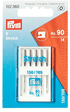 Prym 152360 Nähmaschinennadeln 130/705 Stretch, 90