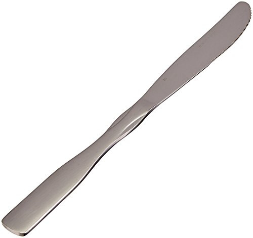 Winco 12-Piece Houston Dinner Knife Set, 18-0 Stainless Steel,Silver