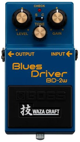 BOSS BD-2W Blues Driver | Premium Waza Craft Gitarreneffektpedal mit analoger Schaltung | Originalgetreue Reproduktion des legendären BD-2 Blues Driver | Standard & Custom Spielmodi