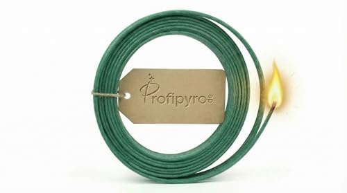 10m Zündschnur Rolle * Grüne Visco ~2,5mm * Feuerwerk Anzündlitze Fuse Stoppine Anzündschnur (10m Rolle)