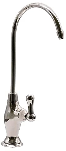Westbrass D2033-NL-05 10 Classic 1-Lever Handle Cold Water Dispenser Faucet, Polished Nickel