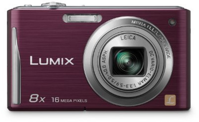 Panasonic Lumix DMC-FS35EG-V - Cámara digital compacta 16 MP (Zoom 8x, lcd 2,7, 28 mm, Leica, IA, OIS, Slim compact body) - burdeos