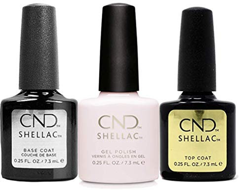 CND Shellac Blush Teddy + Base Coat + Top Coat 7.3Ml