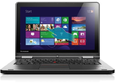 Lenovo ThinkPad Yoga 20CD00BAUS 12.5-Inch Convertible 2 in 1 Touchscreen Ultrabook (1.6 GHz Intel Core i5-4200U Processor, 4GB DDR3, 500GB HDD, 16GB SSD, Windows 8.1) Grey
